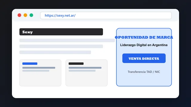 Modelo de aplicación comercial y proyectos digitales para sexy.net.ar